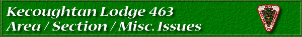 Area and Section Emblems