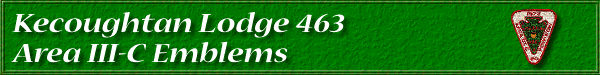Kecoughtan Lodge 463-Area III-C Emblems